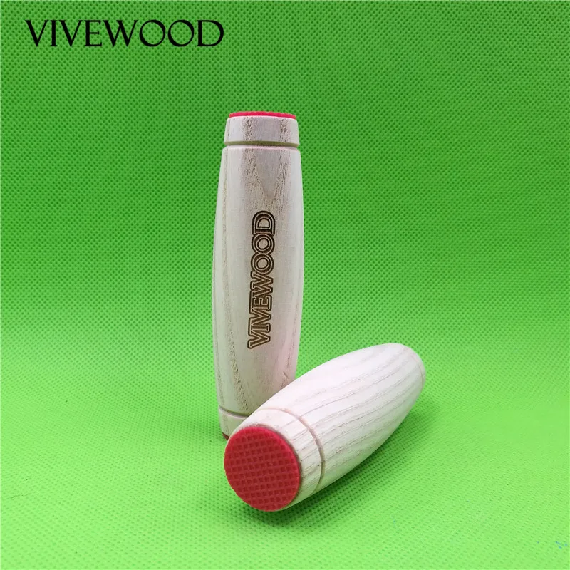 Вивуд Про Курурин изготовлен из натуральной ясеневой древесины, игрушка для стола, безопасная силиконовая красная подушка, 3М прочный клей.