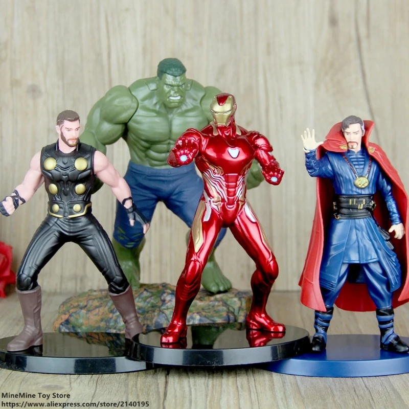 ZXZ Мстители Marvel Доктор Странный Халк Железный человек фигурка осанки коллекция