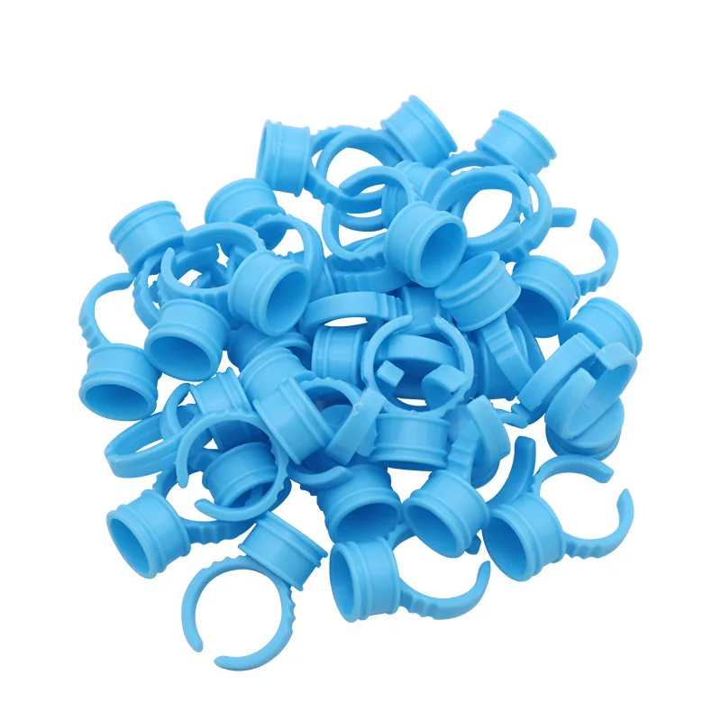 

500pcs Disposable For tattoo ink Ring No Devider Medium Size Tattoo Ink Eyebrow Lip Tattoo Pigments Holder Rings Container Cups