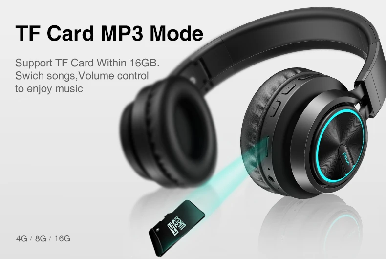 B6 беспроводные наушники Bluetooth 4 1 Наушники 12 H время игры Стерео светящиеся с
