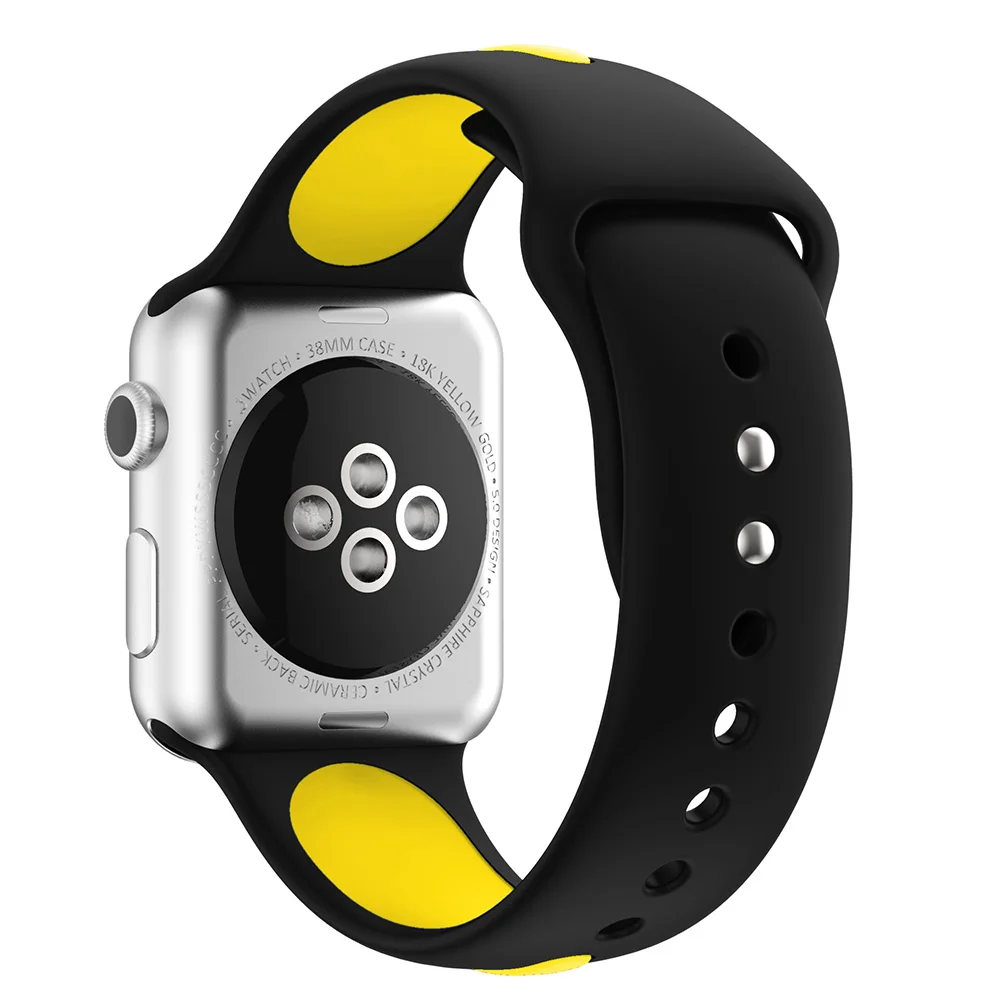 Спортивный ремешок для apple watch pulseira apple watch 4, 3, 5, ремешок 44 мм, 40 мм, iwatch band 42 мм, 38 мм, браслет correa, ремешок для часов