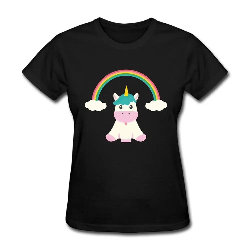 SAMCUSTOM Unicorn will fly футболки для женщин Harajuku Забавный продукт повседневные женские