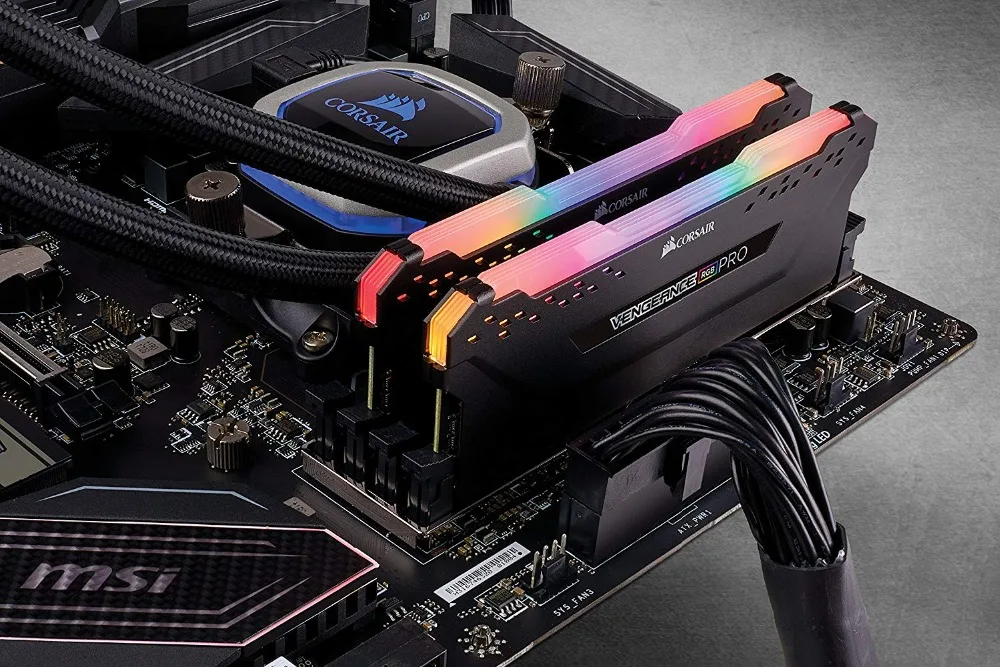 CORSAIR Vengeance RGB PRO RAM 16 Гб 2x8гб двухканальный DDR4 ГБ 32 память PC4 3000 МГц 3200 3600Mzh DIMM модуль