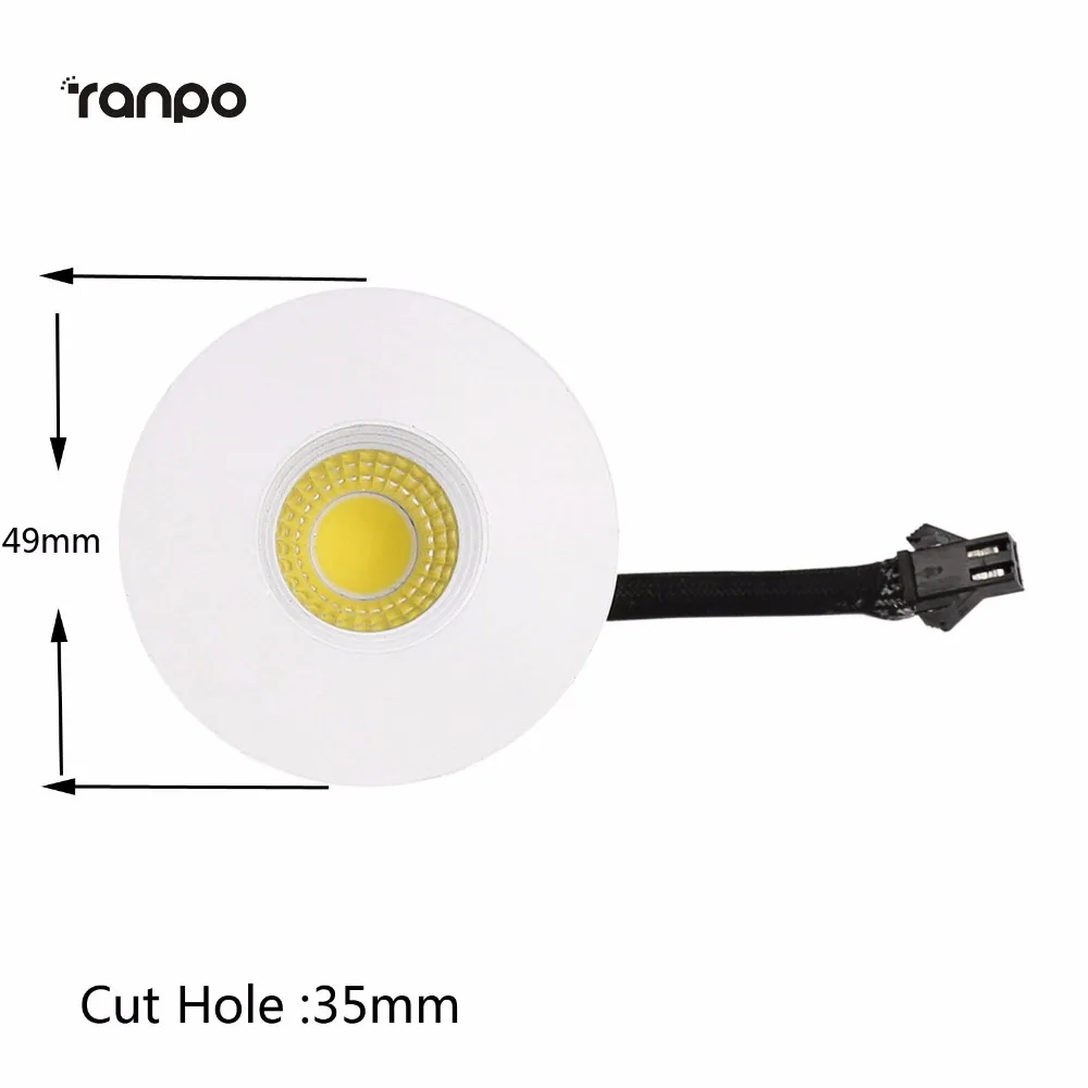 Новое поступление 3 Вт миниатюрный Встраиваемый светодиодный потолочный