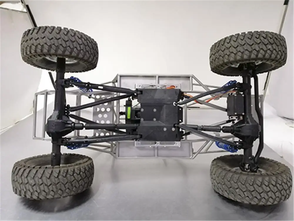 TFL C1805 в разобранном виде комплект 1/8 4WD 9G servo Rc Автомобиль Металл 2 скорости гусеничный редуктор без электронных деталей 15 кг и выше сервопривод
