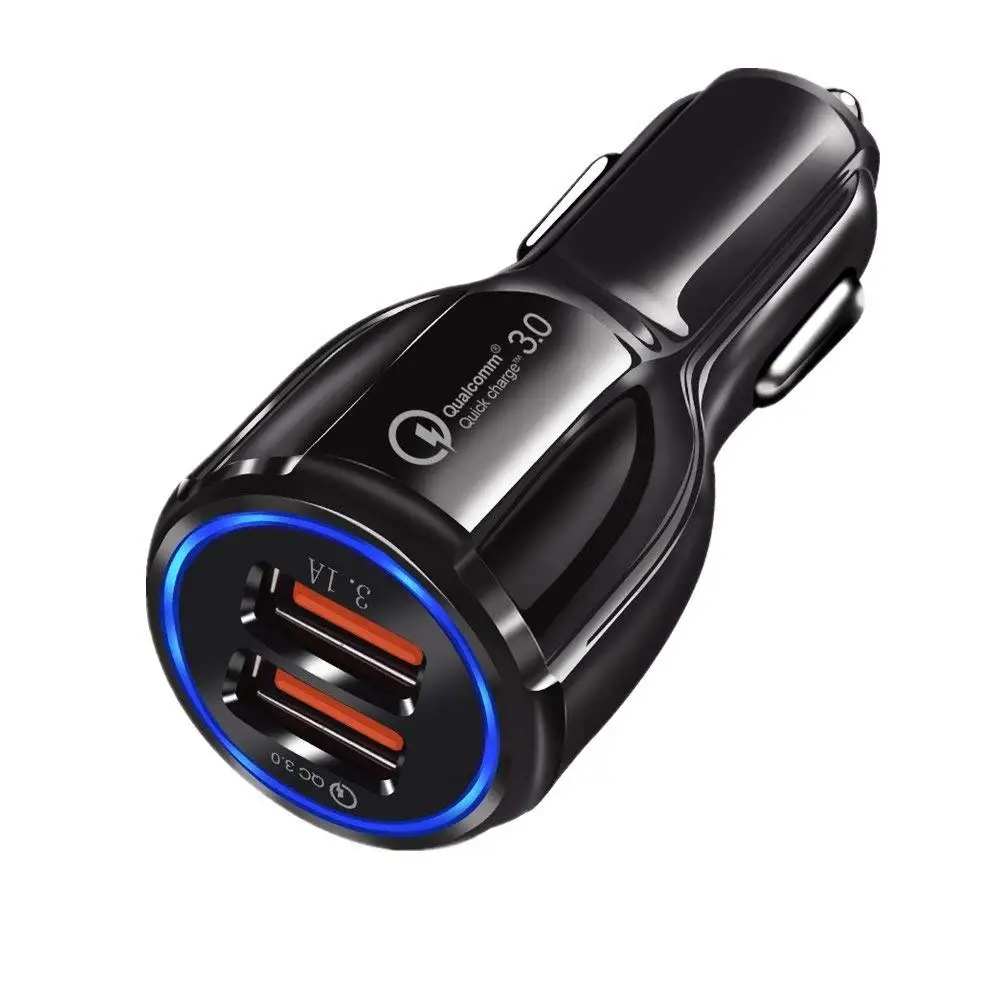 JKING USB Автомобильное зарядное устройство авто Qc 3 0 быстрое для мобильного