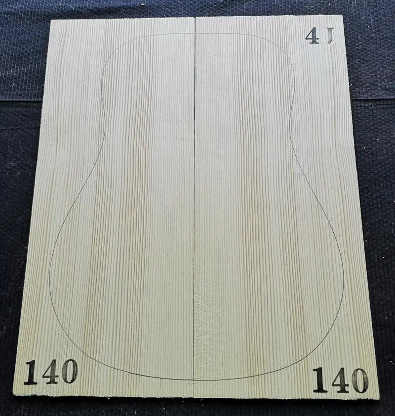 GERSP-4J140 4# класс Picea Abies Alps ель гитара из твердой древесины топ 41 дюймов DIY деревянная гитарная панель ручной работы материал для изготовления гитар 4,5*215*5 - Цвет: GERSP-4J140