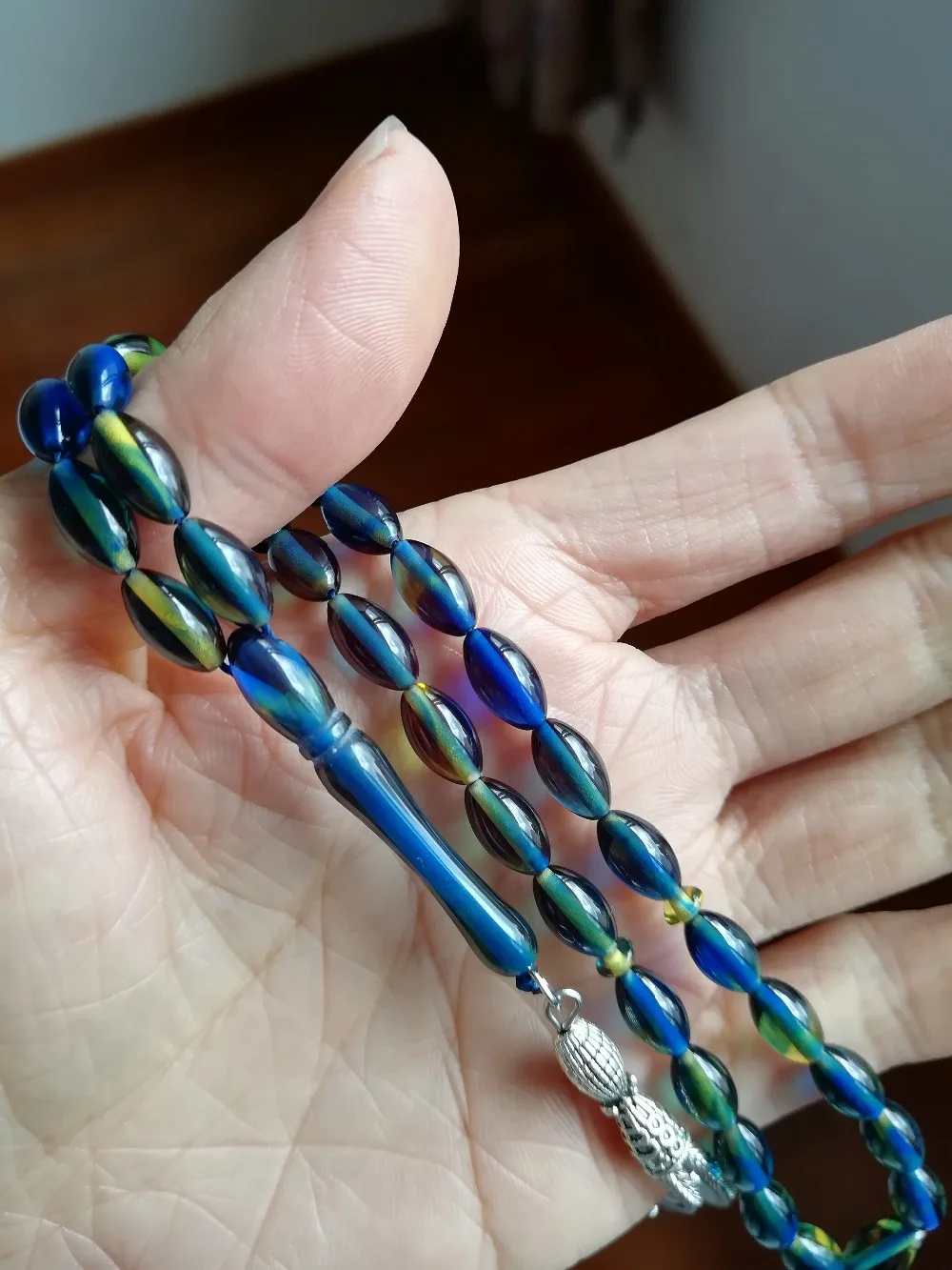 Новая модель смолы желтого цвета Молитвенные Четки из бусин бусы tasbih misbaha masbaha