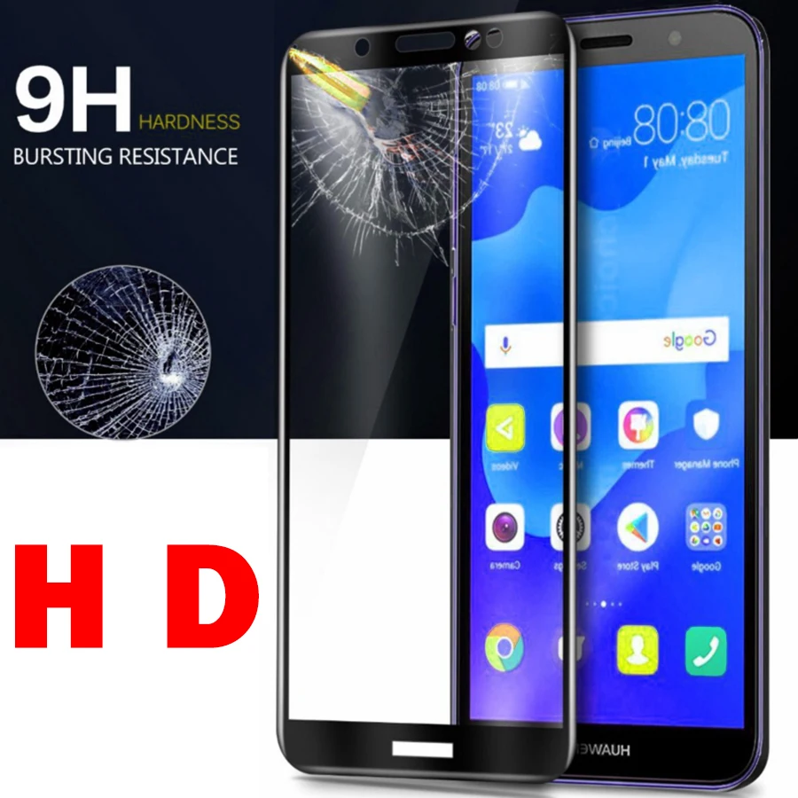 Защитное стекло для huawei y5 lite 2018 защитное huavei y 5 prime y7 pro 2019 защита экрана 5y 7 7y light