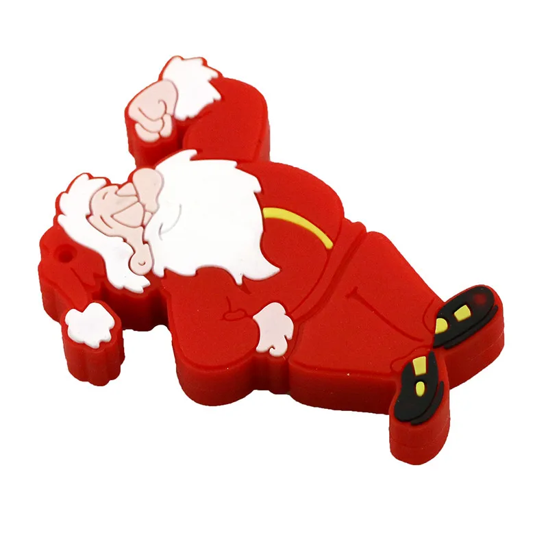 USB флеш-накопитель 128 ГБ, флеш-накопитель, мультяшный снеговик, Рождественская елка, подарки, 4 ГБ, 8 ГБ, 16 ГБ, 32 ГБ, 64 ГБ, Санта-Клаус, флешка