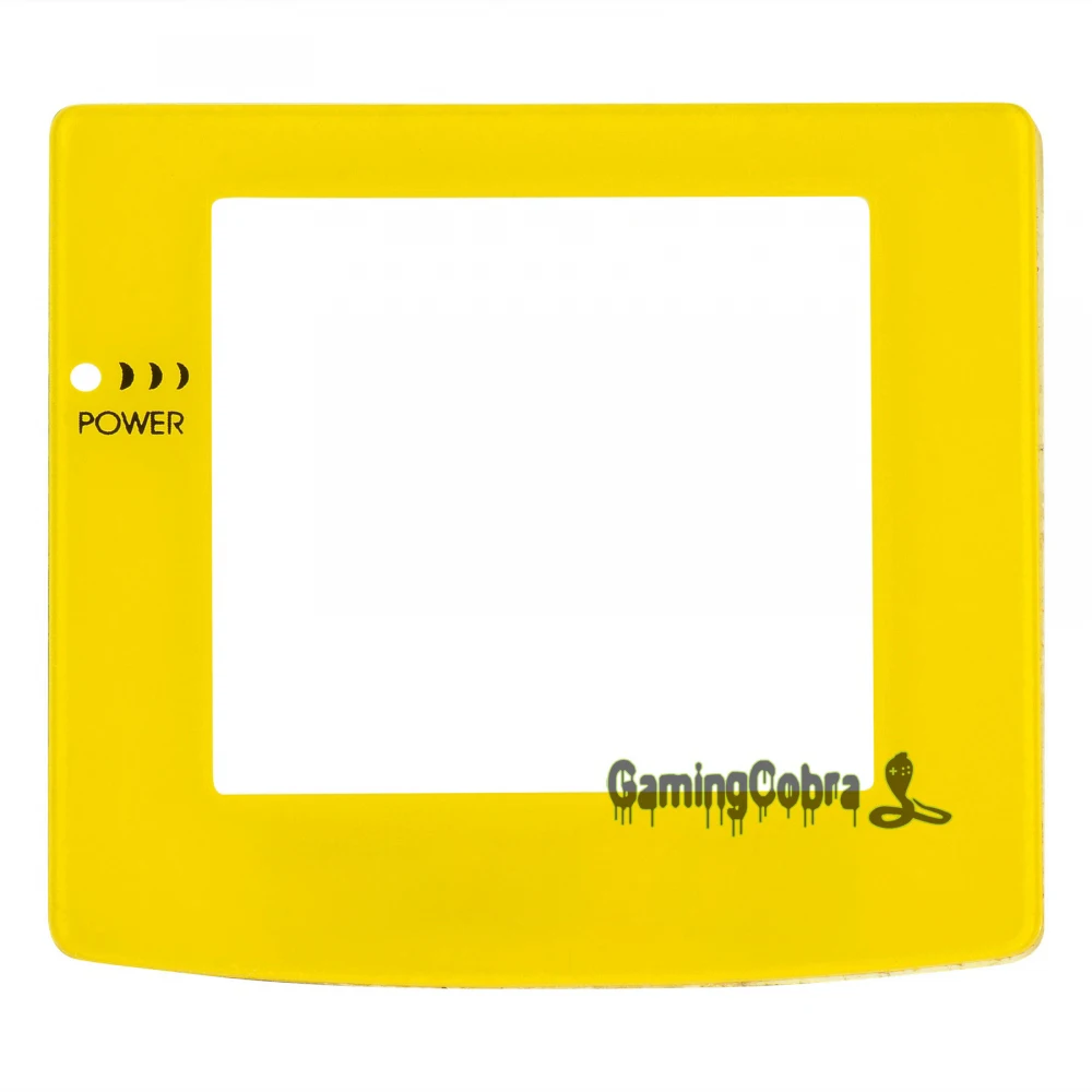 eXtremeRate Yellow Replacement Plastic Protective Lens Screen for GameBoy Color GBC