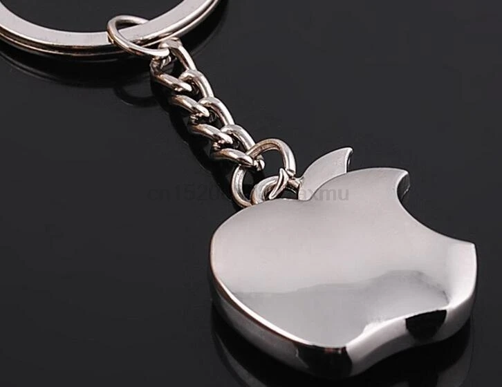 100 шт Новинка сувенирная металлическая цепочка для ключей от Apple креативные