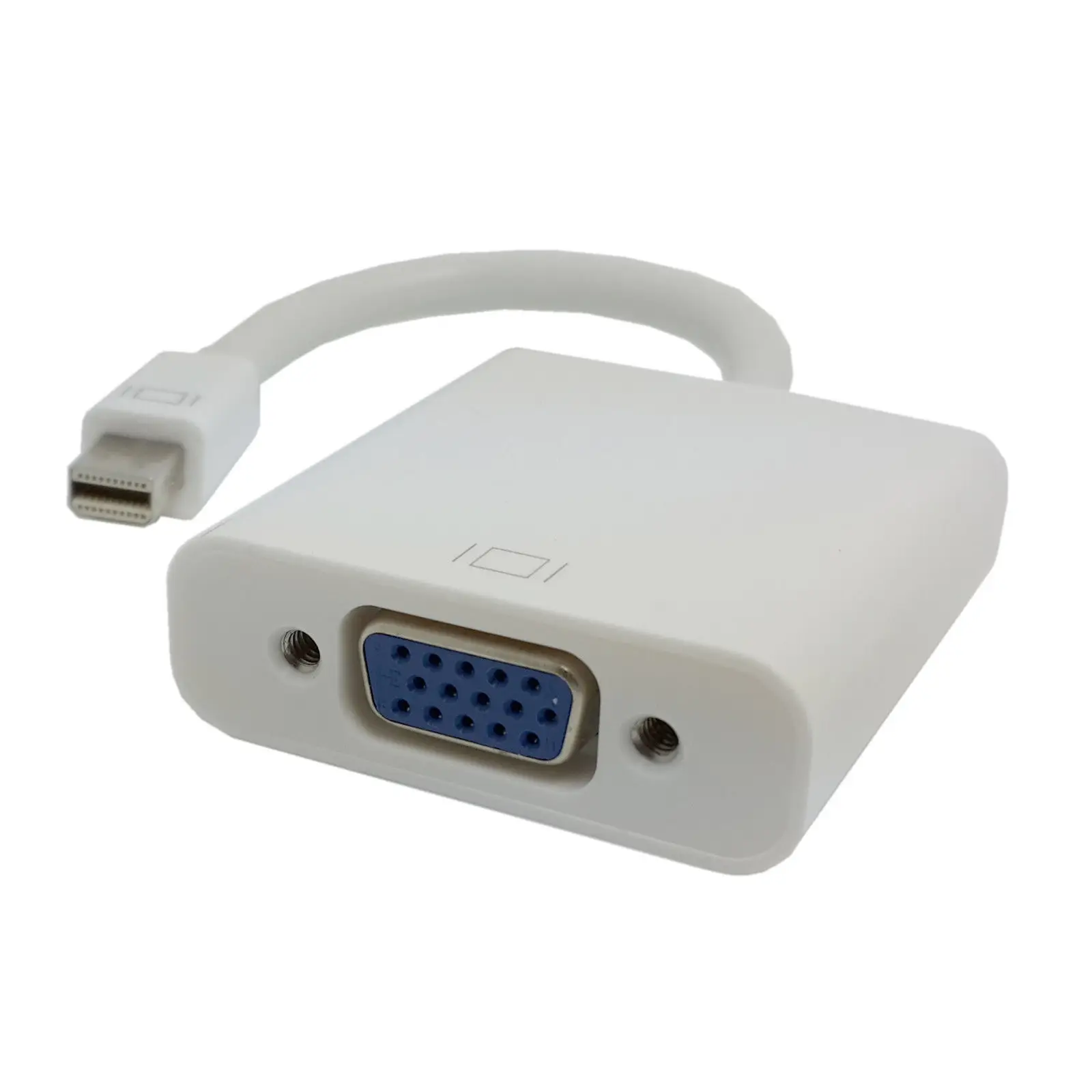 Mini Displayport DP to VGA RGB Female Video Adapter Cable For Apple Macbook Pro Air Support ATI Eyefinity | Электроника