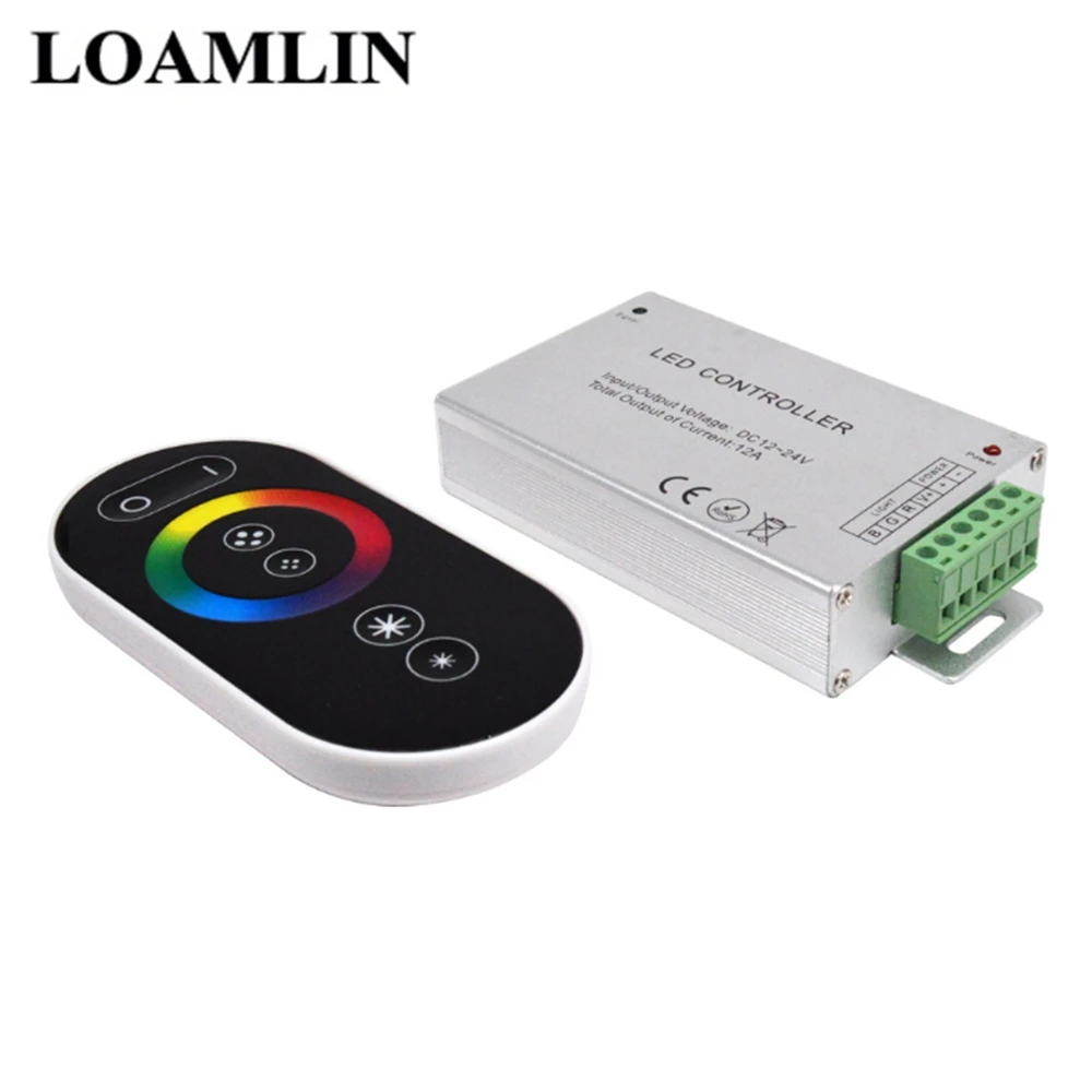 RGB светодиодный контроллер сенсорный с 6 клавишами беспроводной Радиочастотный