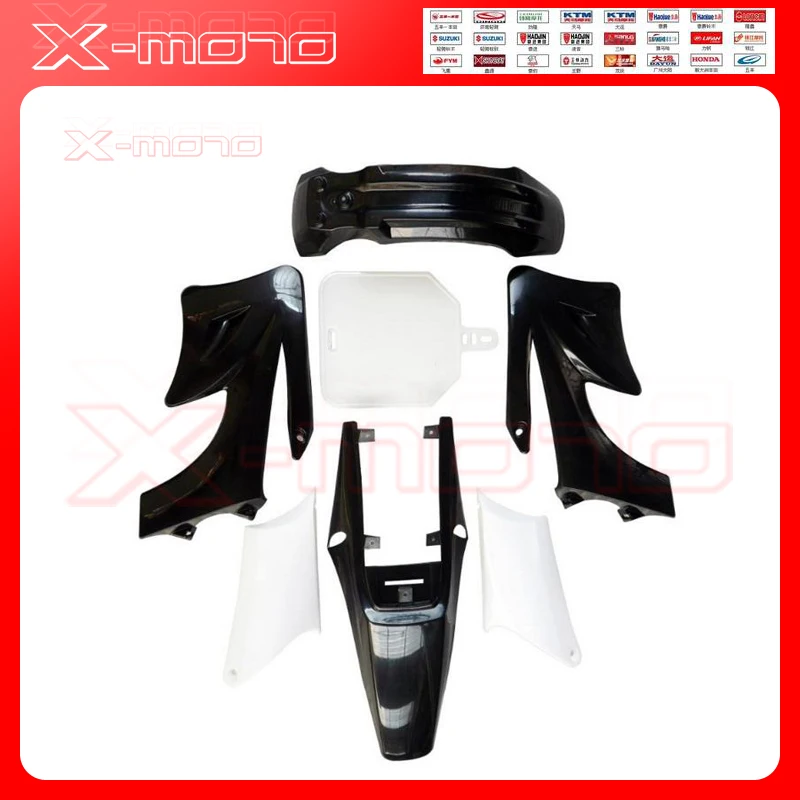 

Motorcycle Dirt Bike Black Full Plastics Plastic Fender For Apollo 27 Orion 110c 150cc