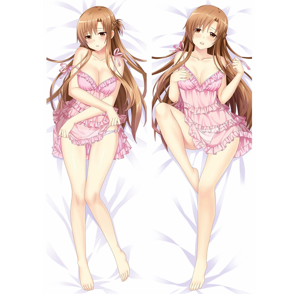 Аниме JK Sword Art онлайн Dakimakura тело Чехол для подушки Yuuki Асуна мультфильм девушка сексуальный сон Декоративная Подушка Декор кровати