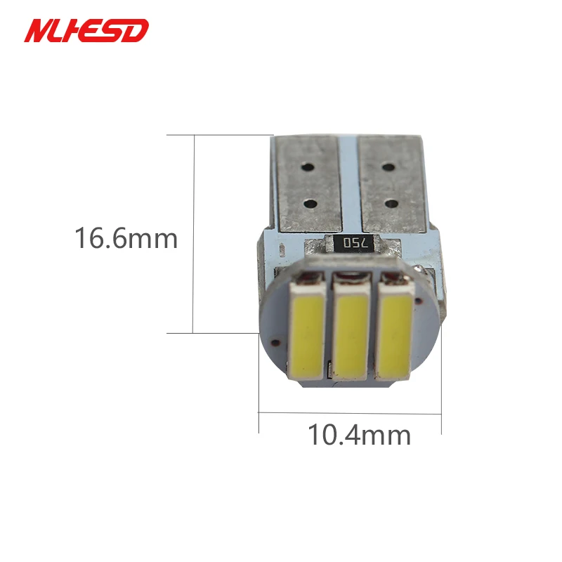 10CS/лот T10 194 168 7014 3SMD PCB Авто налобный фонарь на 3 светодиодах Фары заднего хода