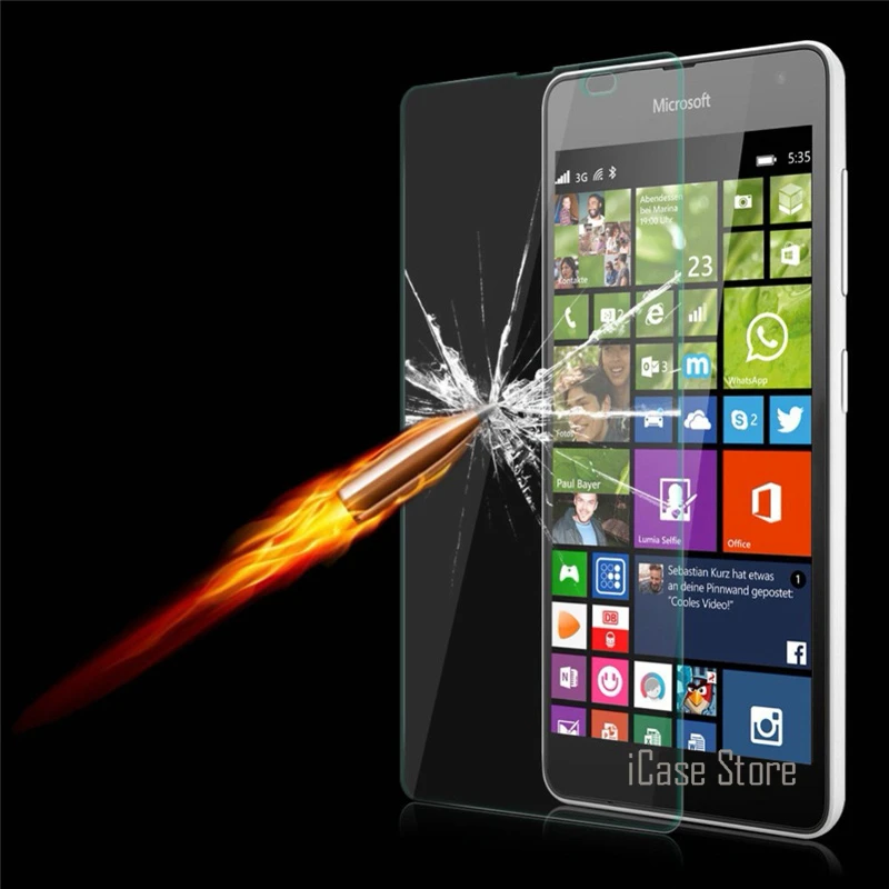 Абсолютная новинка! Премиум закаленное Стекло пленка для microsoft Nokia Lumia N430 435 520 530 532