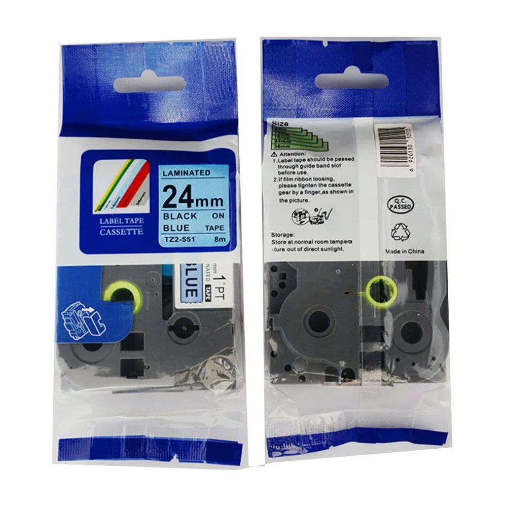 P touch 6PK совместимая лента для маркировки brother tze 24 мм 251 tze651 tze151 tze751 tze-451 tz-551 P-touch |