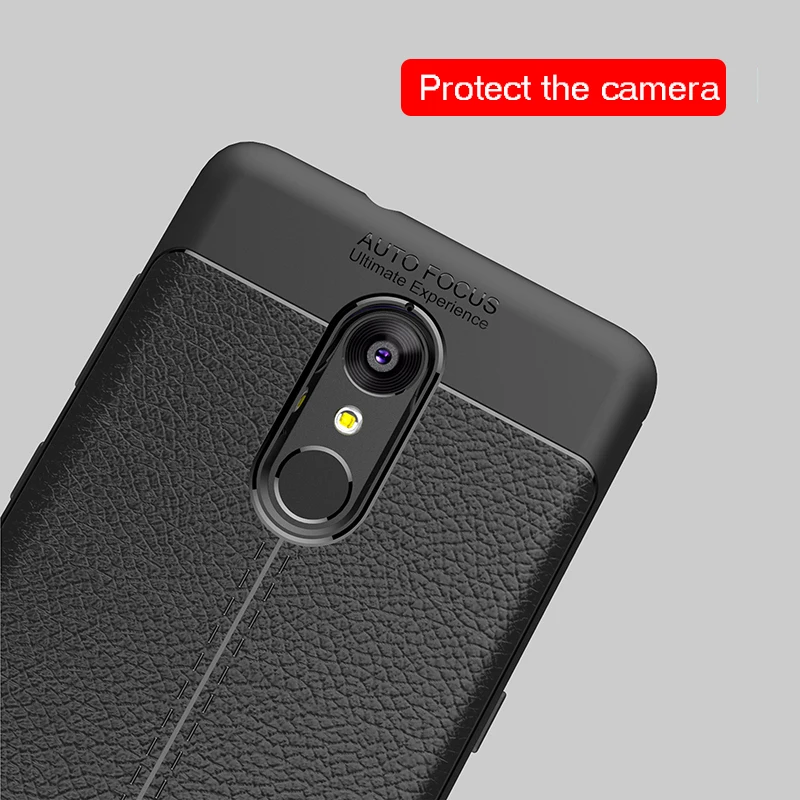 Leather texture Soft TPU Case For Lenovo K8 Shockproof Silicone back cover Note |