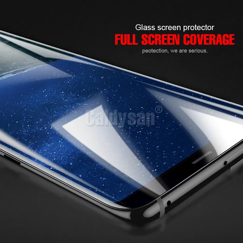 5D полный защитный Стекло для samsung Galaxy S6 S7 край S8 S9 плюс крышка Экран Защитная