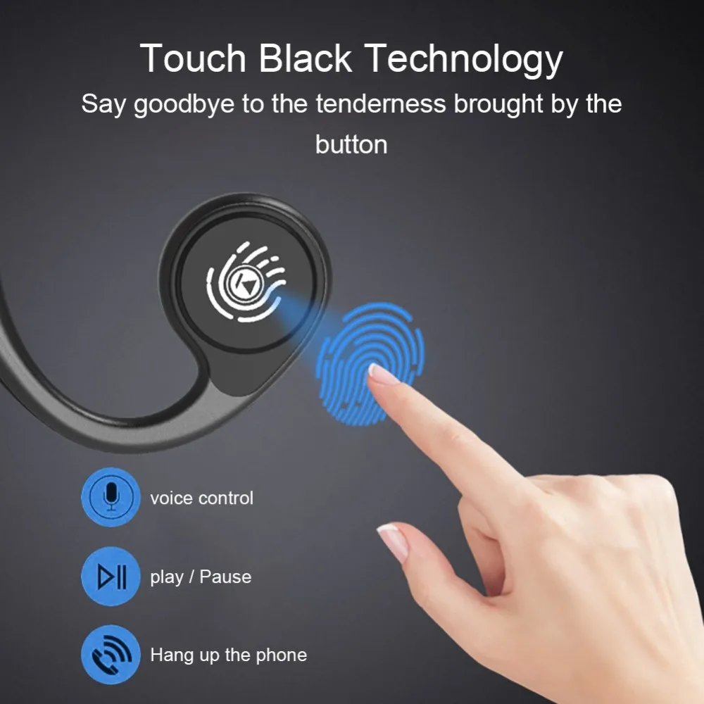 Беспроводные наушники V9 Bluetooth 5 0 S.Wear костной проводимости уличная спортивная