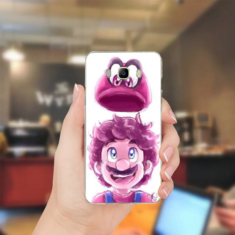 Soft Silicone TPU Mobile Phone Cases for Samsung Galaxy A3 A5 A7 J1 J2 J3 J5 J7 2016 2017 Coque Shell Hot Super Marios Strikes | Мобильные