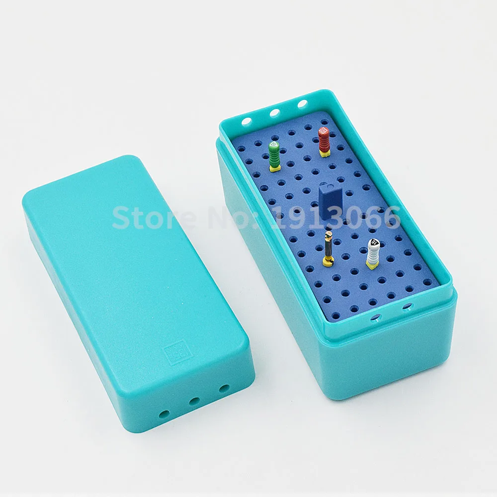 Эндододонтическая коробка с отверстиями 72B для развертки и эндододонтических