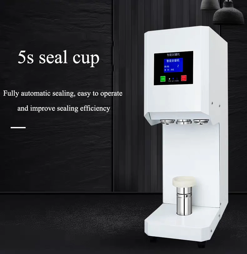 Полный автоматический для банок запайки 55 мм напитков бутылка вакуумный