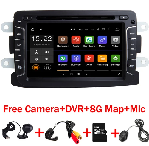 Автомагнитола 2 din Android 7 1 для Dacia Sandero Duster Renault Captur Lada Xray Logan RAM 3G WIFI GPS навигация