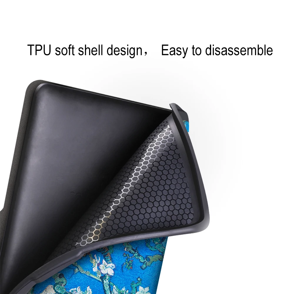 Роскошный чехол для нового Kobo Clara HD 6 ''Ereader Folio Smart мягкий + Бесплатный
