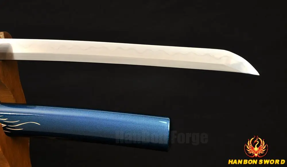 

Handmade Damascus Folded Steel Japanese Samurai Katana Full Tang Dragon Sword Clay Tempered Blade Sharp Real Hamon 41"