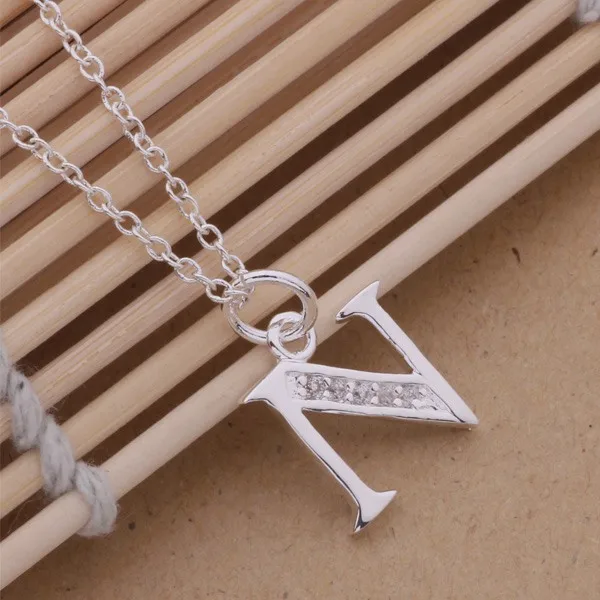 Бесплатная доставка серебряные ожерелья и подвески с пластинкой модные