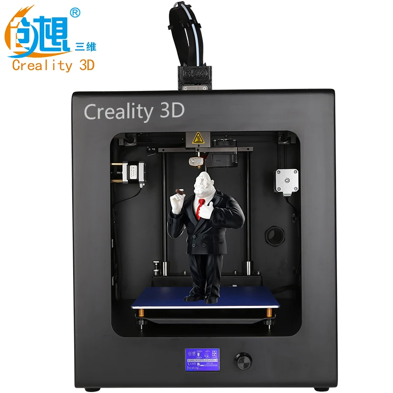2017 CREALITY 3D Auto Leveling CR-2020 One-Key Operate LED Full Assembled Printer Large Print Size With Free Filament | Компьютеры и