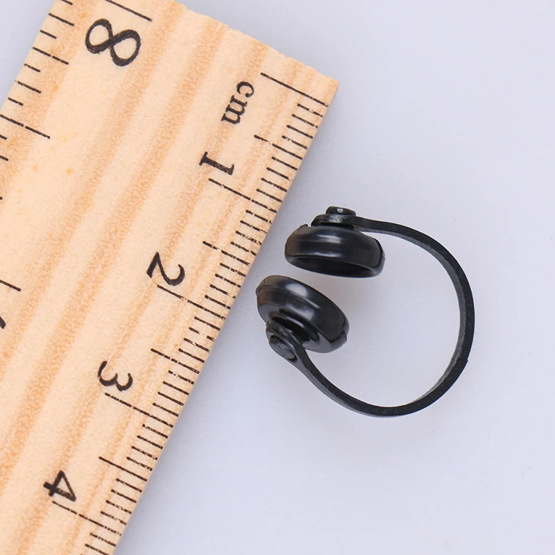2 шт. 1/12 миниатюрные пластиковые беспроводные наушники для кукольного домика, Декоративные Классические игрушки для детей, подарок для детей