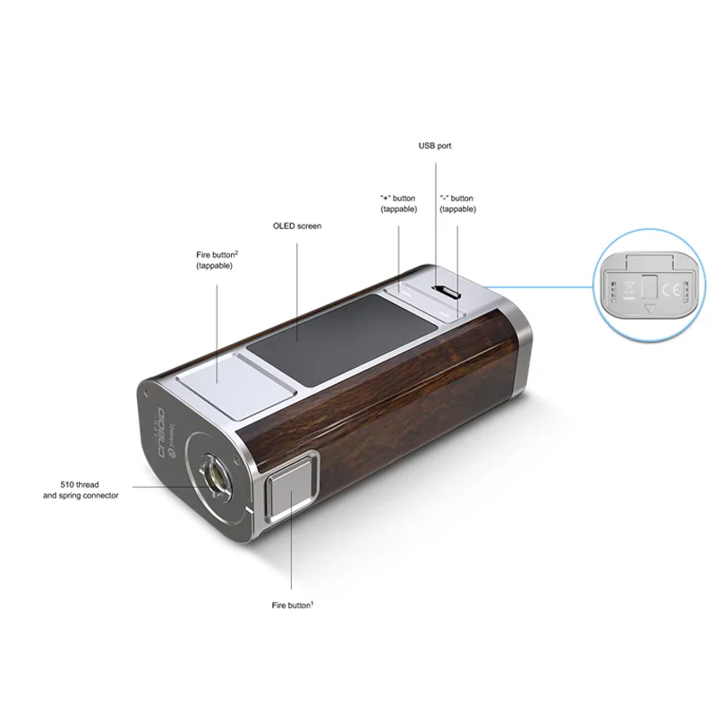 Original Joyetech Cuboid TAP 228W Box Mod Electronic Cigarette Vape Support ProCore Aries Tank RTA RBA RDTA | Электроника