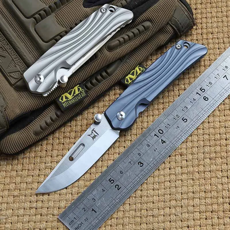 Тактический складной нож DICORIA ROCKSTEAD M390 с титановой ручкой, походные охотничьи карманные ножи для выживания, инструмент для повседневного использования