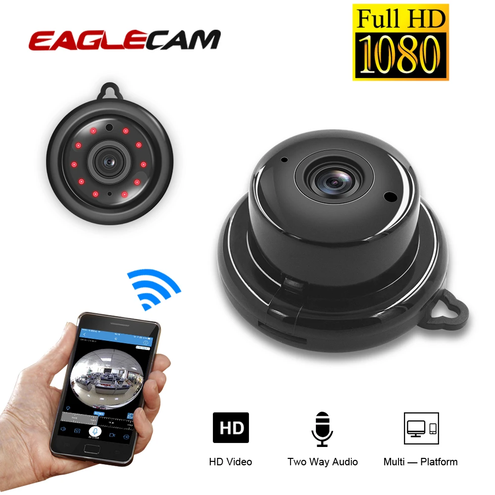 Мини Беспроводная самая маленькая ip камера HD инфракрасное ночное видение P2P VR IpCam