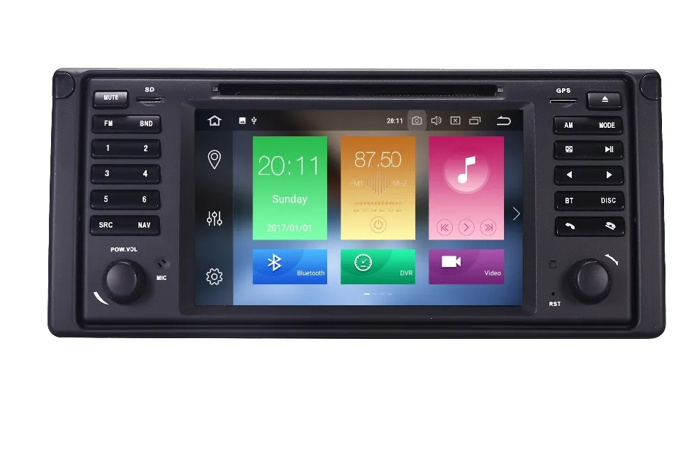 Android 8 0 Восьмиядерный автомобильный DVD плеер для BMW E39 5 серии 97 07 Range Rover 02 05 с Bluetooth RDS