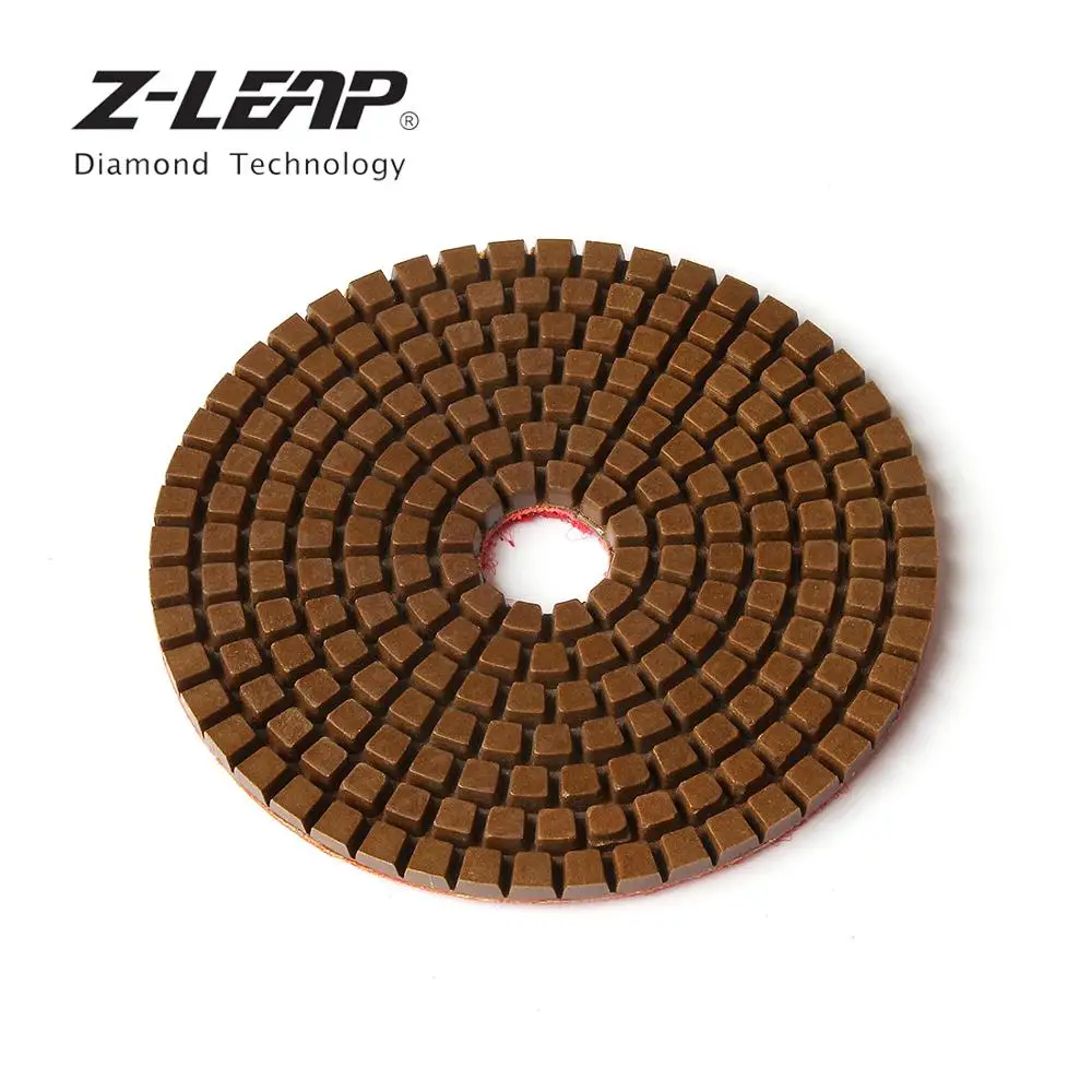 Z-LEAP 4 шт. дюйма Алмазные полировочные колодки 100 Камень кварцевый мм гранит