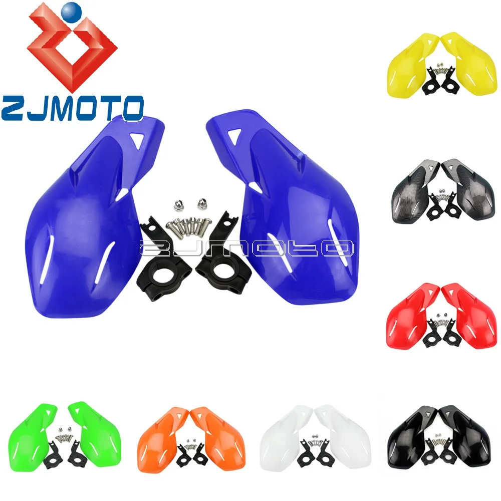 

Motocross Dirt Bike 7/8" Handlebar Hand Guards Blue ABS Plastic Handguards For Yamaha YZ WR TTR 80 85 125 230 250 450 490