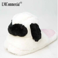 winter new cute cartoon women slippers thickened warm indoor house adult girl ahoes fur slippers unisex cute funny gift shoes