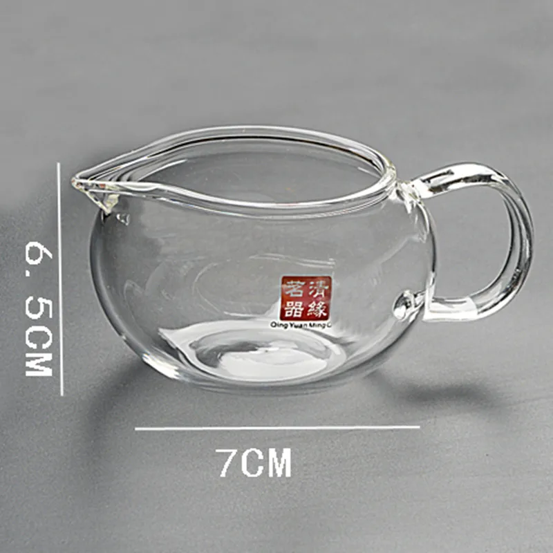 8 + 1 Стеклянная чашка контейнер сочетание Посуда набор Боросиликатное стекло