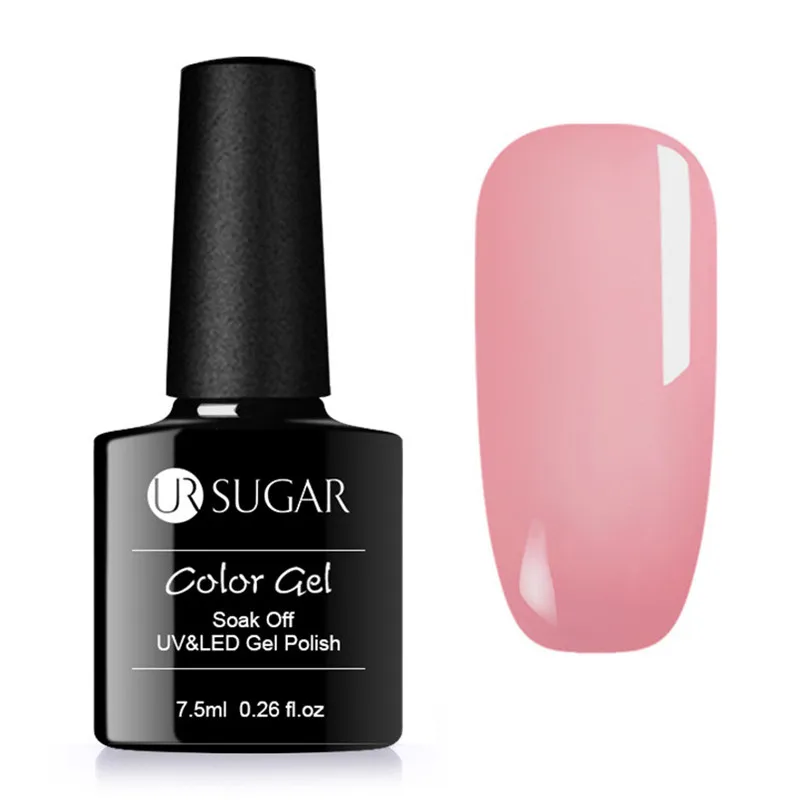 Jelly 4 Ur Sugar 7,5 мл желе-розовый Гель-лак полупрозрачный Гель-лак замачиваемый дизайн ногтей УФ светодиодный Гель-лак здоровый цвет ногтей - Цвет: Jelly 4