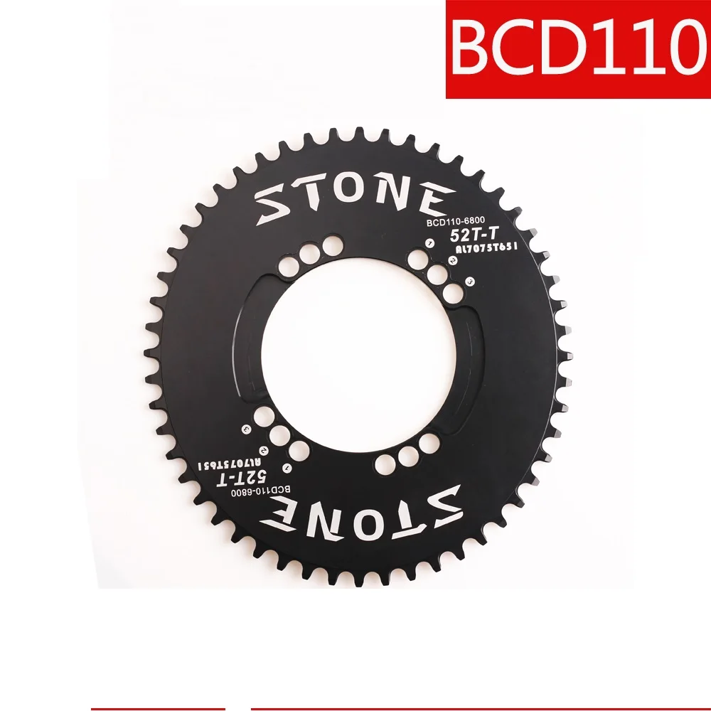 Дорожный велосипед BCD110 овальное цепное кольцо 1x система Aero Style Q для Shimano FC-6800 5800 4700