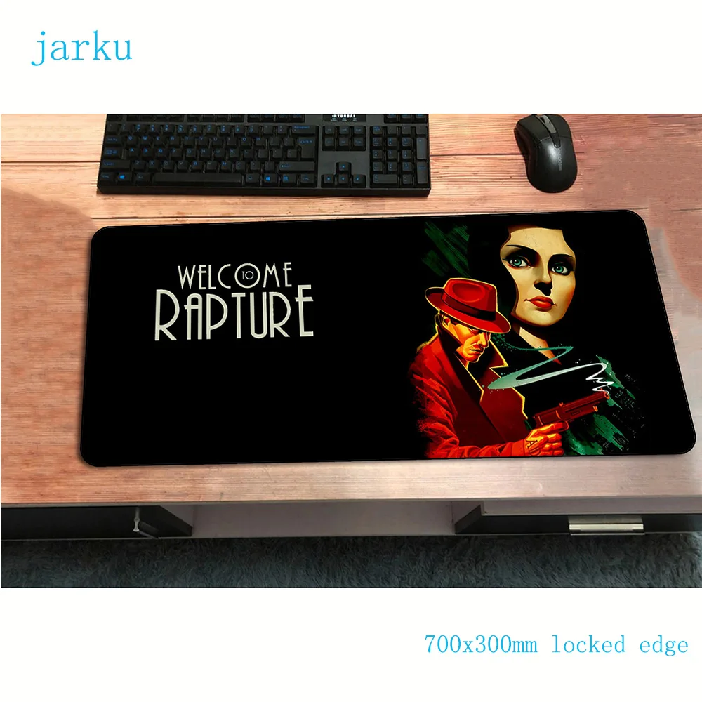 Коврик для мыши bioshock 700x300x2 мм игровой коврик Аниме xl офисный Настольный ноутбука