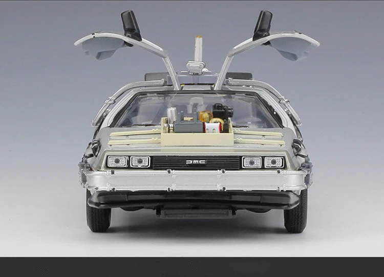 WELLY 1:24 Сплав Классический литья под давлением автомобилей delorean Back to The Future часть 1/2/3 DMC-12 металлическая модель игрушка автомобиля для детей подарки коллекция