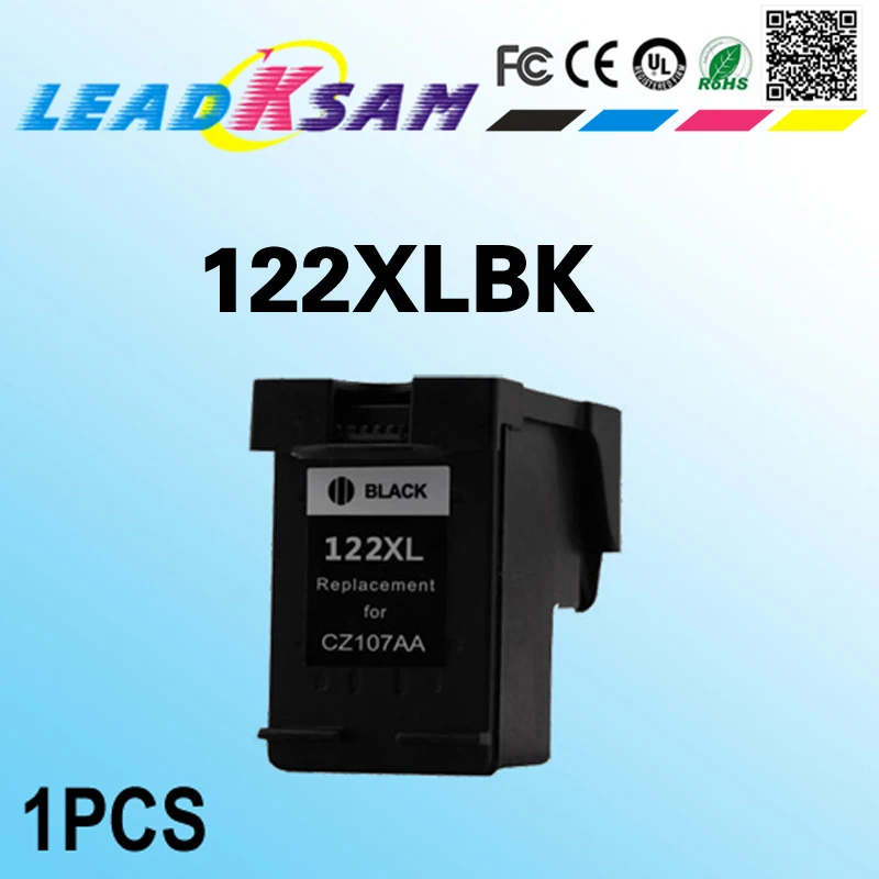 1 х чернильный картридж совместимый с hp122 122XL замена для 122 122xlblack ink Deskjet