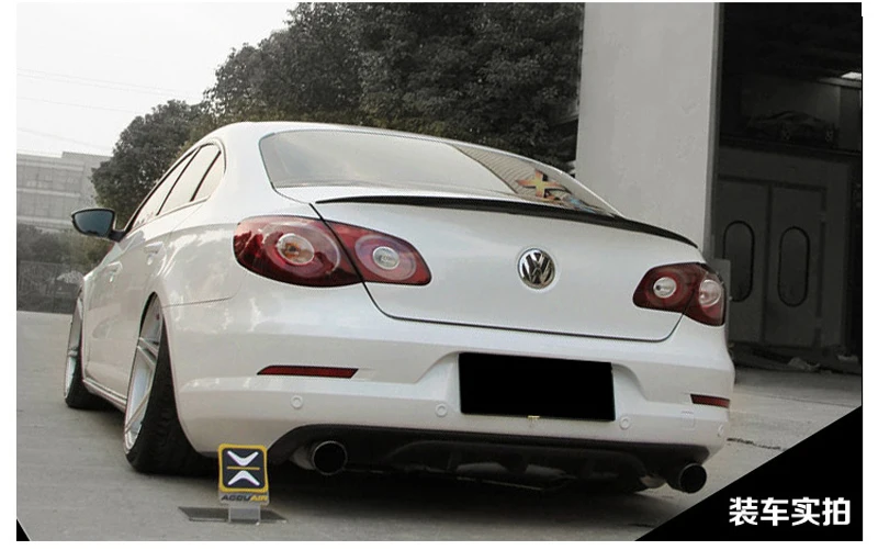 Спойлер для Volkswagen VW CC Passat 2009 2016 украшение багажника автомобиля заднее крыло в