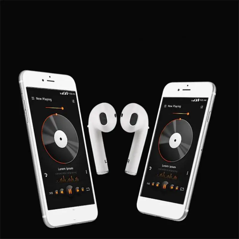 Мини i7 TWS Twins беспроводные наушники Bluetooth V4.2 стерео гарнитура для Iphone 7 plus 6s 6 и